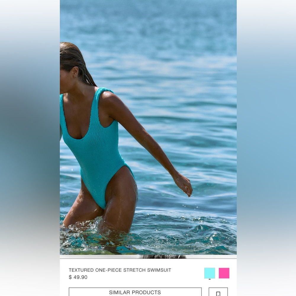 Zara Crinkle One Piece